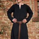 MEDIEVAL Tunic Movie Role play Full Sleeveless Black Renaissance Cross Super