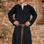 MEDIEVAL Tunic Movie Role play Full Sleeveless Black Renaissance Cross Super