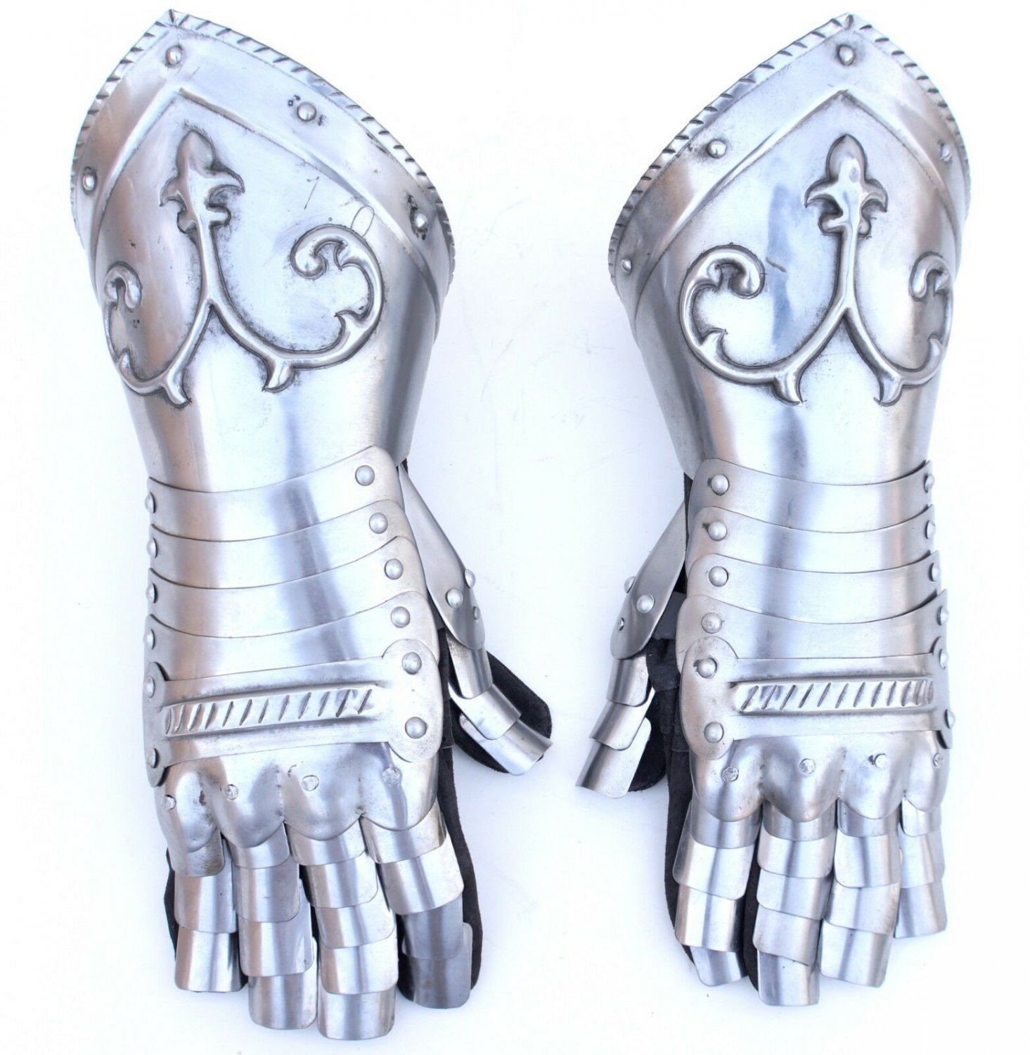 Roman Gothic Functional Armor Gloves Knight Medieval barbuta Gauntlets