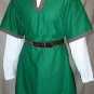 Medieval Reenactment dress Clothing armor vest material tunic Green Movie Role