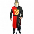 Medieval Viking Simple Tunic Without Sleeves in Black/Red Colour Renaissance
