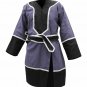 Halloween sale medieval Tunic Blue&Black Movie Drama Dress Costumes Clothing