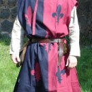 Medieval Renaissance Tunic Blue&Pink Style Tudor Knight Tabard Costume Handmade