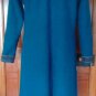 Medieval Tunic Blue Costumes Theater Embroidered Trim Norseman Viking Costume