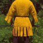 X Mas Gift Designer Medieval Gambeson Yellow Samar Mail Padded costumes theater