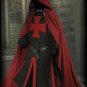 MEDIEVAL KNIGHT CRUSADER Middle Ages TEUTONIC CLOAK CAPE with HOOD TUNIC SURCOAT