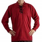 New Mast Medieval Renaissance Theater Costumes Roman Tunic Red Full Sleeves Best