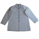 Grey Thick padded Gambeson White coat Aketon Medieval Jacket Armor Halloween