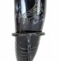 New Viking Deer tattoo Ox Horn flower vase drinking mugs / beaker NATURAL steins
