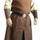 Medieval Viking Tunic Brown Without Sleeves Cotton Renaissance SCA