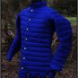 Thick Blue color Gambeson Medieval Padded collar sleeves armor new aarrival