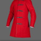 New Gambeson Red Aketon padded Medieval vest Armor Style Fancy Good made COSTUME