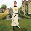 MEDIEVAL WHITE TEMPLAR KNIGHT Tunic Surcoat Crusader Renaissance Best Amazing MEDIEVAL WHITE TEMPLAR KNIGHT Tunic Surcoat Crusader Renaissance Best Amazing