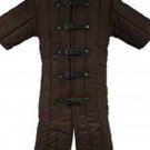 Medieval Gambeson thick padded Jacket Armor COSTUME Halloween Brown Medieval Gambeson thick padded Jacket Armor COSTUME Halloween Brown