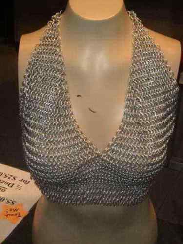 New Sexy Sandy Beach Weaved Bra Bikini Chain Mail Vintage Harness Lingerie