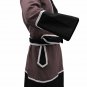 Halloween sale medieval Tunic Brown&Black Accessories Super Movie Drama Dress