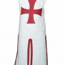 A 1 Brand New medieval Tunic White&Red Accessories Clothing Super Style Movie
