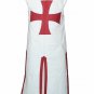 A 1 Brand New medieval Tunic White&Red Accessories Clothing Super Style Movie