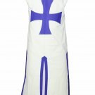 Halloween sale Gift medieval Tunic White&Blue Accessories Super Movie Drama