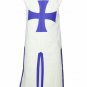 Halloween sale Gift medieval Tunic White&Blue Accessories Super Movie Drama