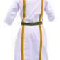 Halloween sale Good medieval Tunic White&Yellow Accessories Movie Drama Style