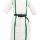 Halloween sale Good medieval Tunic White&Green Accessories Movie Theater Style Halloween sale Good medieval Tunic White&Green Accessories Movie Theater Style