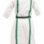 Halloween sale Good medieval Tunic White&Green Accessories Movie Theater Style