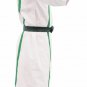 Halloween sale Good medieval Tunic White&Green Accessories Movie Theater Style