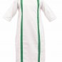 Halloween sale Good medieval Tunic White&Green Accessories Movie Theater Style