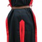 Halloween sale Good medieval Tunic Black&Red Accessories Movie Theater Style New