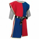 Medieval Tunic Knight Without Sleeveless Renaissance Red&Blue Surcoat SCA Medieval Tunic Knight Without Sleeveless Renaissance Red&Blue Surcoat SCA