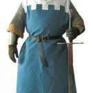 Medieval Viking Tunic Without Sleeves in Blue Colour New Cotton Men's Medieval Viking Tunic Without Sleeves in Blue Colour New Cotton Men's