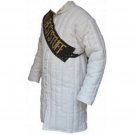 White Color Medieval Gambeson Reenactment Theater Halloween Gift Fancy Look White Color Medieval Gambeson Reenactment Theater Halloween Gift Fancy Look