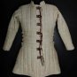 White Color Medieval Gambeson Reenactment Roman New Look Super Design