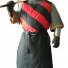 New TUNIC Red & Black Medieval Lancelot Warrior Renaissance Adult Knight