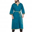 Medieval Celtic Viking Tunic Blue Full Sleeves renaissance shirt SCA Larp