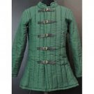 Green Halloween Medieval Gambeson thick padded Jacket Armor COSTUME Green Halloween Medieval Gambeson thick padded Jacket Armor COSTUME