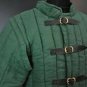 Green Halloween Medieval Gambeson thick padded Jacket Armor COSTUME