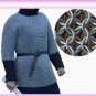 Medieval Aluminium Chainmail Shirt Butted Chain Mail Role Play Armour XL Size NK
