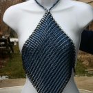 Viking Design Antique Women sexy Body chainmail swim wear Bra Harness Lingerie