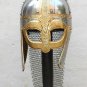 Roman Crusader Viking Medieval Helmet With Chain Mail For Armor Reenactment  nk
