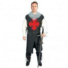 Black Color Knight Renaissance Medieval Viking Tunic Costume For Armor Theater