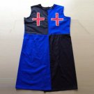 Renaissance Medieval Viking Blue/Black Color Tunic For Armor Reenactment Costume Renaissance Medieval Viking Blue/Black Color Tunic For Armor Reenactment Costume