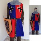 Medieval Viking Blue/Red Color Tunic Costume For Armor Reenactment Theater LARP Medieval Viking Blue/Red Color Tunic Costume For Armor Reenactment Theater LARP