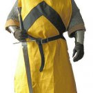 New Medieval Viking Yellow/Black Color Renaissance Tunic Costume For Armor New Medieval Viking Yellow/Black Color Renaissance Tunic Costume For Armor