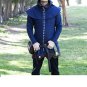 Medieval Blue Color Tunic For Armor Reenactment Without Hood LARP Theater Scene