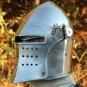 Medieval Renaissance Barbuta Detachable 18 Guage Collectible Helmet For Armor nk