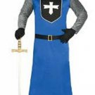 Role Play Movie Drama EASY WEARING MEDIEVAL Blue KNIGHT Tunic Surcoat Crusader