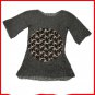 New Medieval Viking Large Butted Blackened Chainmail Haubergeon For Armor