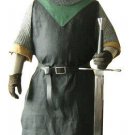 Medieval Viking Black&Green Colour Tunic Cotton Sleeveless Costumes Clothing Medieval Viking Black&Green Colour Tunic Cotton Sleeveless Costumes Clothing